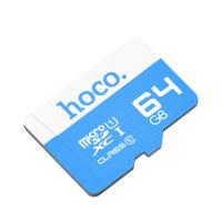 Карта памяти TF HOCO TF high speed, 64GB, синий