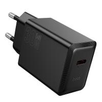Сетевое зарядное устройство HOCO N70 Nuevo 1xUSB-C, 30W, черный