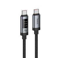 Кабель USB-C HOCO U148 Lord Type-C - Type-C, 240W, 1.2 м, черный