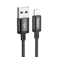Кабель USB HOCO X89 Wind USB - Lightning, 2.4А, 2 м, черный