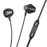 Проводные наушники HOCO M125 Smart, Jack 3.5mm, 1.2 м, черный