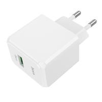 Сетевое зарядное устройство HOCO CS12A Ocean 1xUSB, 18W, белый