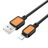 Кабель USB HOCO X108 Benefit USB - Lightning, 2.4А, 1 м, черный