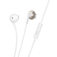 Проводные наушники HOCO M115 Sagacious, Lightning, 1.2 м, белый