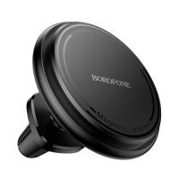 Автомобильный держатель BOROFONE BH135 Parker, магнитный, на воздуховод, черный оптом Автомобильный держатель BOROFONE BH135 Parker, магнитный, на воздуховод, черный