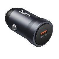 Автомобильное зарядное устройство HOCO Z62A Energy, 1xUSB-C, 30W, серый металлик