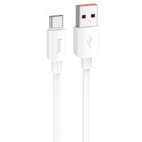 Кабель USB HOCO X96 Hyper USB - Type-C, 6A, 100W, 1 м, белый