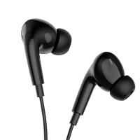 Проводные наушники BOROFONE BM100 Pro Fuente, Jack 3.5mm, 1.2 м, черный
