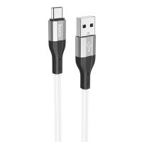 Кабель USB HOCO X72 Creator USB - Type-C, 3A, 1 м, белый