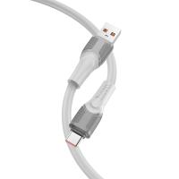 Кабель USB HOCO X106 Big bull USB - Type-C, 5A, 3 м, серый