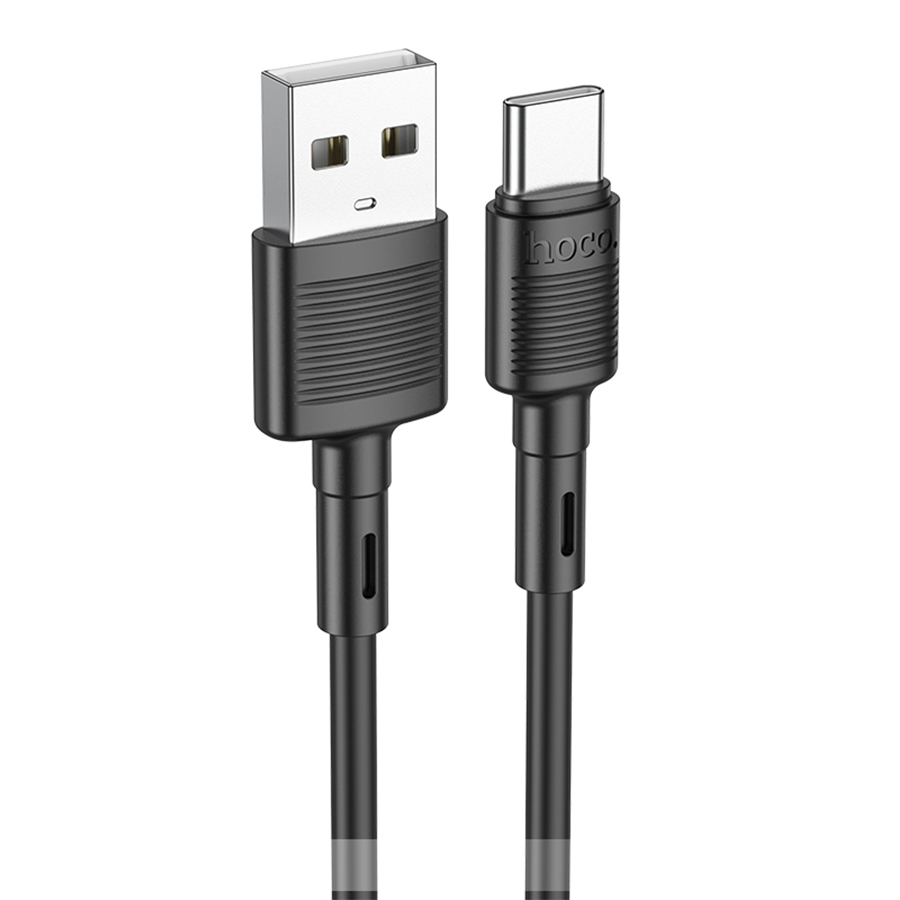 Кабель USB HOCO X83 Victory USB - Type-C, 3A, 1 м, черный оптом