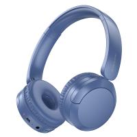 Беспроводные наушники накладные BOROFONE BO37 Marvellous, Bluetooth, синий оптом Беспроводные наушники накладные BOROFONE BO37 Marvellous, Bluetooth, синий