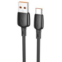 Кабель USB BOROFONE BX93 Super power USB - Type-C, 6A, 100W, 1 м, черный