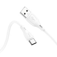 Кабель USB HOCO X61 Ultimate USB - Type-C, 3A, 1 м, белый