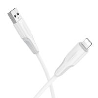 Кабель USB BOROFONE BX119 New USB - Lightning, 2.4А, 1 м, белый
