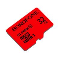 Карта памяти microSDHC BOROFONE I, 32GB, красный