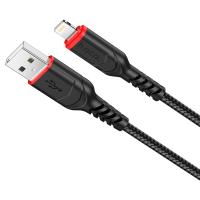 Кабель USB HOCO X59 Victory USB - Lightning, 2.4А, 1 м, черный