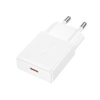 Сетевое зарядное устройство HOCO N72 Speed 1xUSB-C, 20W, белый