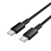 Кабель USB-C HOCO X119 Energy Type-C - Type-C, 3A, 60W, 1 м, черный