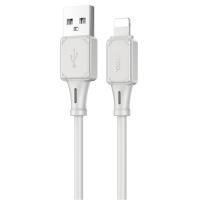 Кабель USB HOCO X101 Assistant USB - Lightning, 2.4А, 1 м, серый