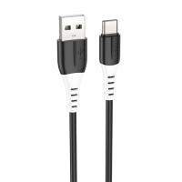 Кабель USB HOCO X82 Silicone USB - Type-C, 3A, 1 м, черный