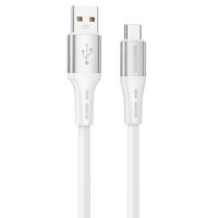 Кабель USB BOROFONE BX88 Solid USB - Type-C, 3A, 1 м, белый