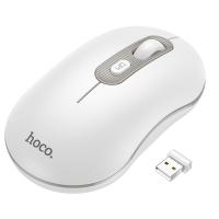Мышь беспроводная HOCO GM21 Platinum, Bluetooth, белый+серый