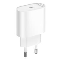 Сетевое зарядное устройство HOCO C109A Fighter 1xUSB-C, 20W, белый