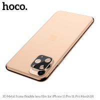 Защитное стекло HOCO A18 на заднюю камеру для iPhone 11 Pro/11 Pro Max, золотой