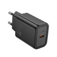 Сетевое зарядное устройство HOCO N60 Gentle 1xUSB-C, 20W, черный