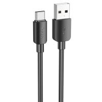 Кабель USB HOCO X96 Hyper USB - Type-C, 3A, 27W, 1 м, черный