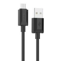 Кабель USB HOCO X73 USB - MicroUSB, 2.4А, 1 м, черный