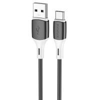 Кабель USB BOROFONE BX79 USB - Type-C, 3A, 1 м, черный