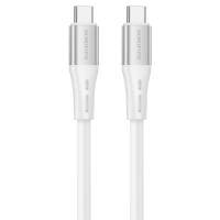 Кабель USB-C BOROFONE BX88 Solid Type-C - Type-C, 3A, 60W, 1 м, белый