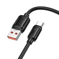 Кабель USB HOCO X115 Surpass USB - Type-C, 100W, 1 м, черный