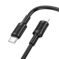 Кабель USB-C BOROFONE BX111 Feliz Type-C - Lightning, 27W, 1 м, черный