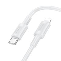 Кабель USB-C BOROFONE BX111 Feliz Type-C - Lightning, 27W, 1 м, белый