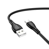 Кабель USB BOROFONE BX121 Energy USB - Type-C, 3A, 1 м, черный