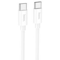 Кабель USB-C HOCO X87 Magic Type-C - Type-C, 3A, 60W, 1 м, белый