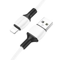 Кабель USB BOROFONE BX84 Rise USB - Lightning, 2.4А, 1 м, белый
