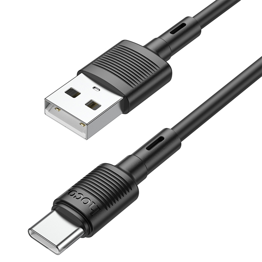 Кабель USB HOCO X83 Victory USB - Type-C, 3A, 1 м, черный оптом