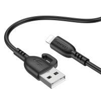 Кабель USB BOROFONE BX91 Symbol USB - Lightning, 3A, 1 м, черный