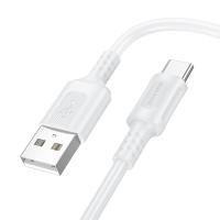 Кабель USB BOROFONE BX111 Feliz USB - Type-C, 3A, 1 м, белый