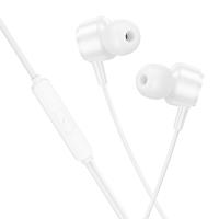 Проводные наушники BOROFONE BM94 Sonar, Jack 3.5mm, 1.2 м, белый оптом Проводные наушники BOROFONE BM94 Sonar, Jack 3.5mm, 1.2 м, белый