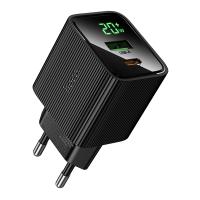 Сетевое зарядное устройство HOCO CS83A Excellent 1xUSB + 1xUSB-C, 3A, 20W, черный