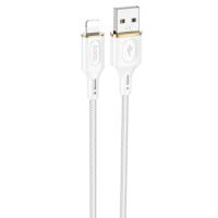 Кабель USB HOCO X95 Goldentop USB - Lightning, 2.4А, 1 м, белый