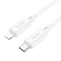 Кабель USB-C HOCO X88 Gratified Type-C - Lightning, 20W, 2 м, белый