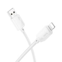Кабель USB HOCO X113 Beneficio USB - Lightning, 2.4А, 1 м, белый