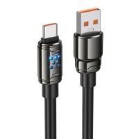 Кабель USB HOCO U143 Joy USB - Type-C, 5A, 1.2 м, черный