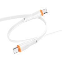 Кабель USB-C BOROFONE BX118 Esplendido Type-C - Type-C, 3A, 60W, 1 м, белый